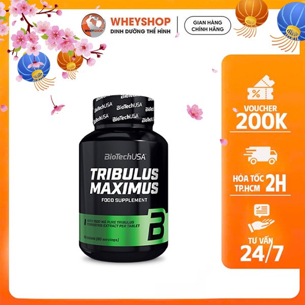 Viên uống bổ sung Biotech Tribulus Maximus (90 viên) - WHEYSHOP HCM