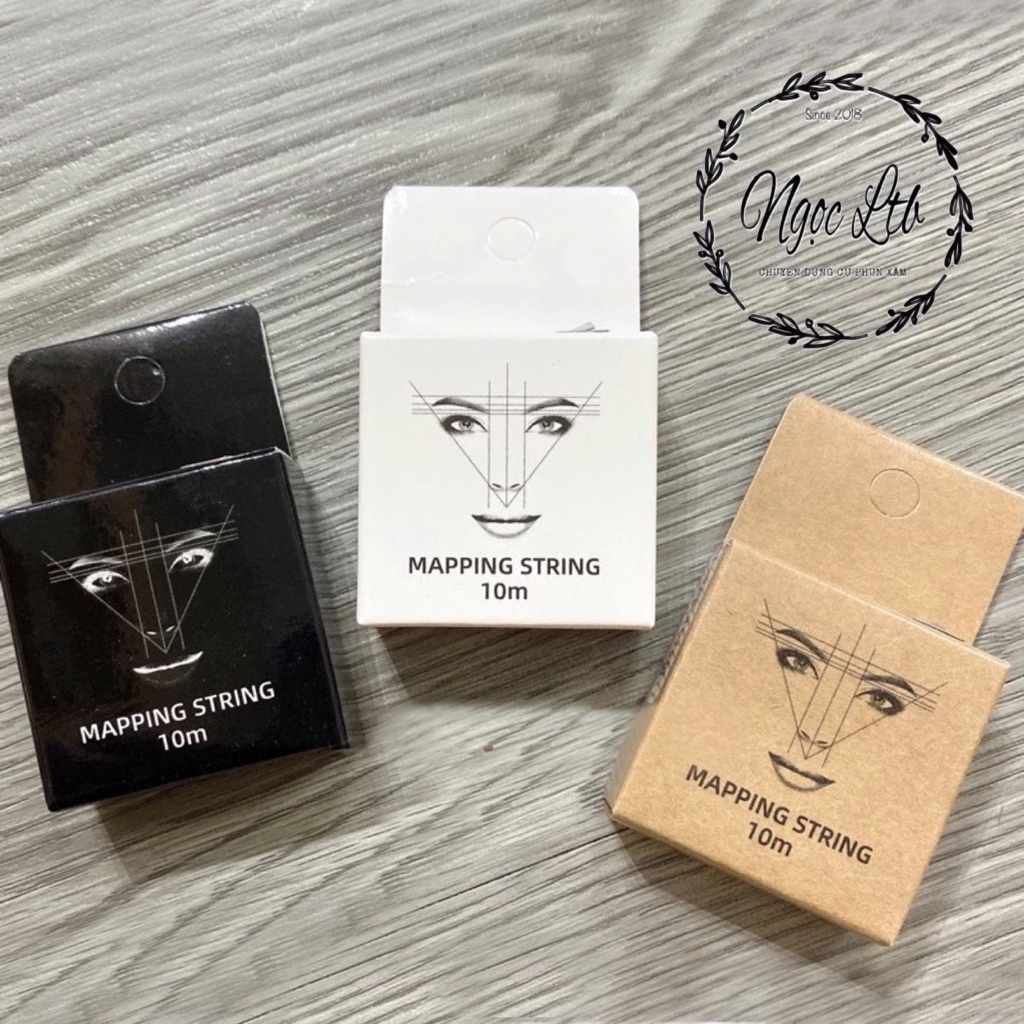 Chỉ than hoạt tính vẽ lông mày (10m)