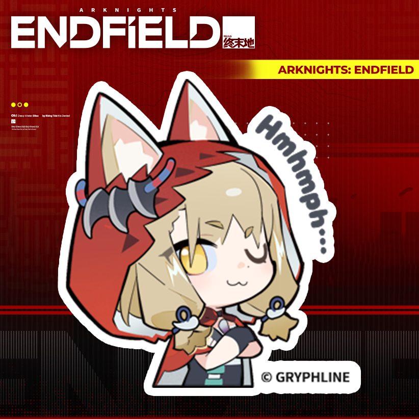Sticker Arknights Endfield - Hình dán Rossi và Tangtang