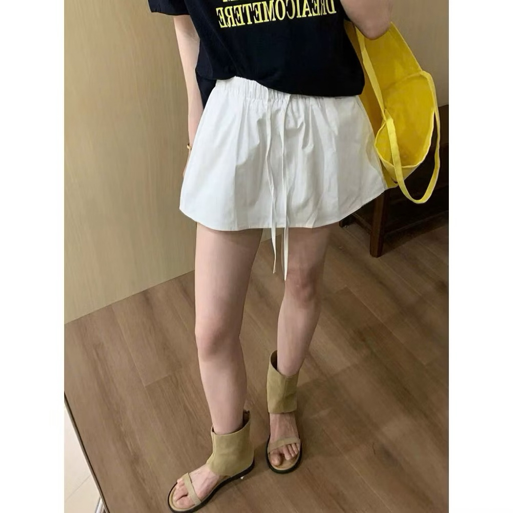 Chân Váy Kaki dáng Ngắn Chữ A dây rút dáng xoè CV0303 Có Quần Bảo Hộ Chân váy chữ A chất liệu Kaki mềm dáng xoè | BigBuy360 - bigbuy360.vn