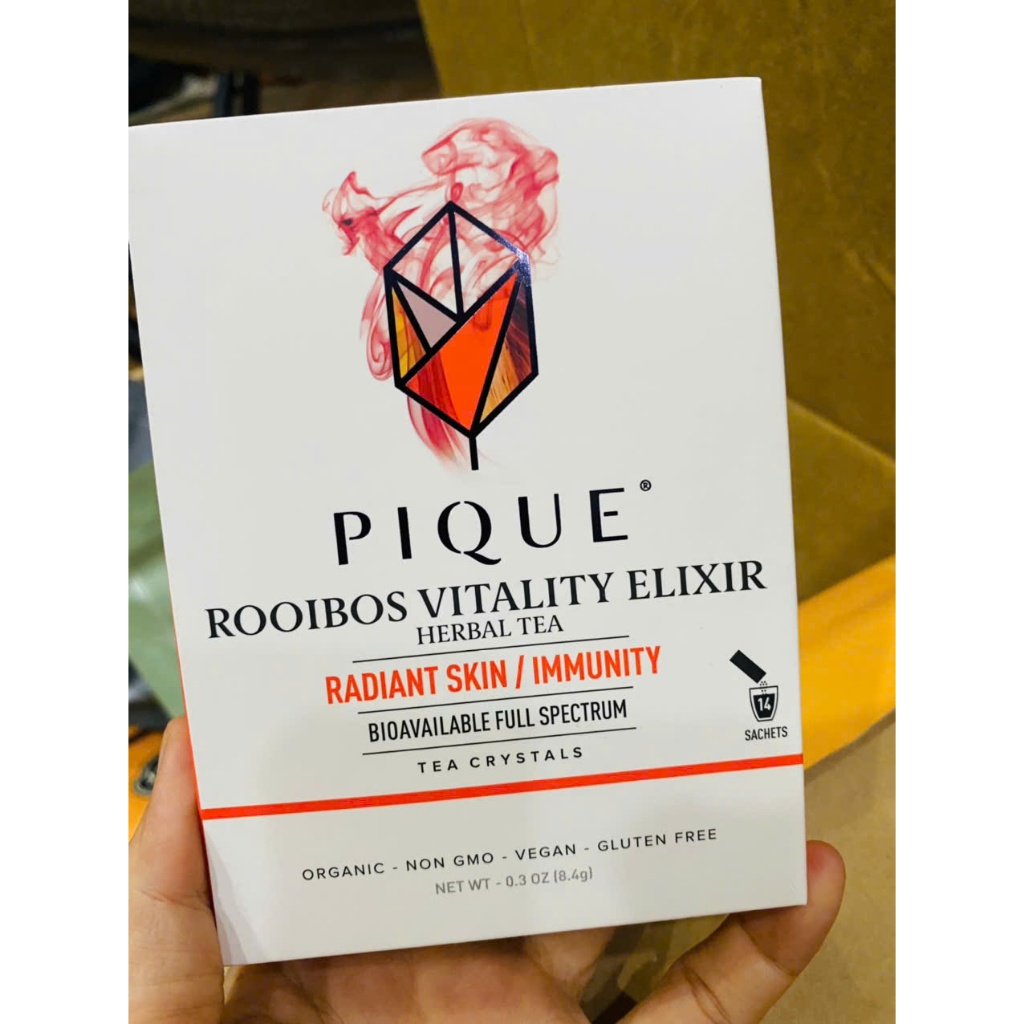 Trà Rooibos hữu cơ Pique dịu nhẹ -Pique Organic Rooibos Tea 14 gói