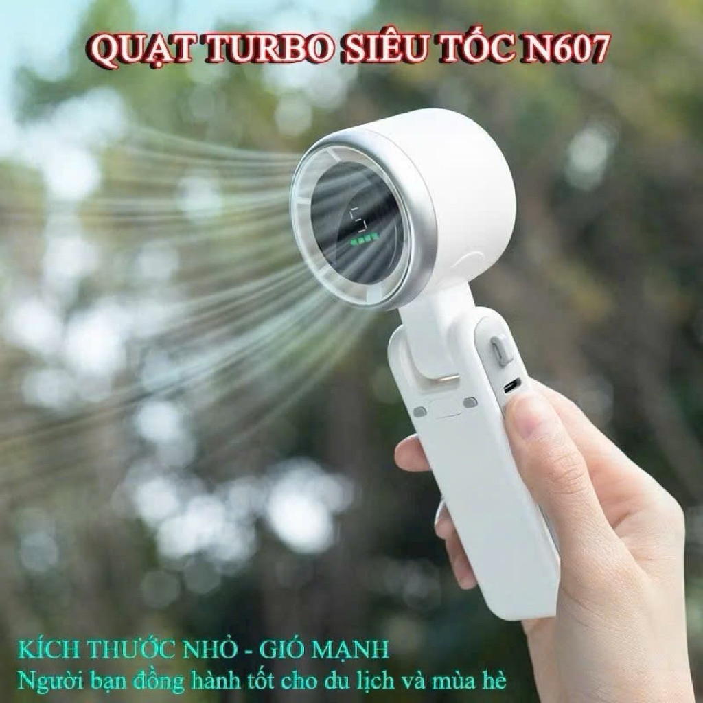 🌬️ QUẠT CẦM TAY N607 – 3 TRONG 1
