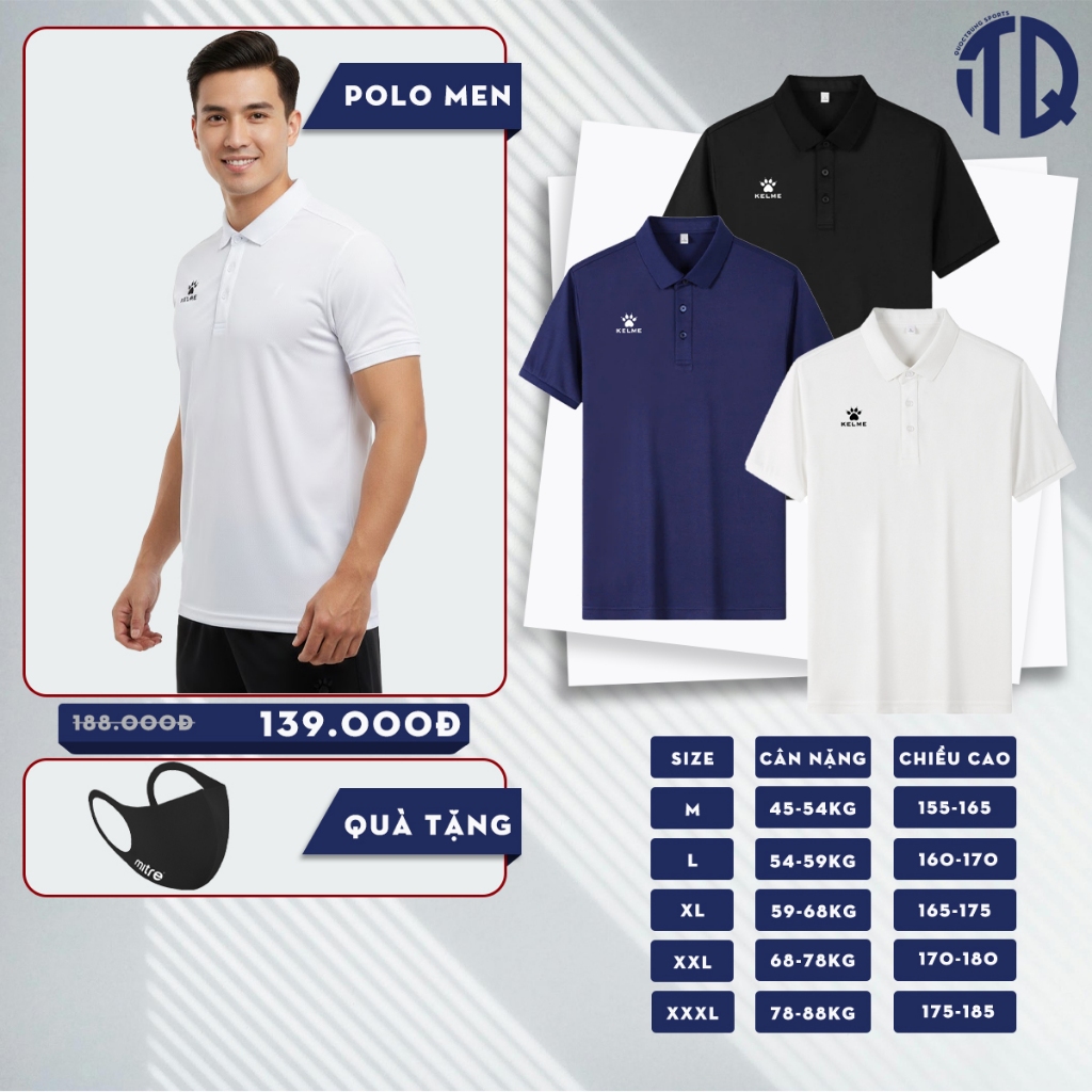 Áo Polo Di Chuyển Dành Cho Vận Động Viên Chuyên Nghiệp - Sản Xuất Bởi KELME