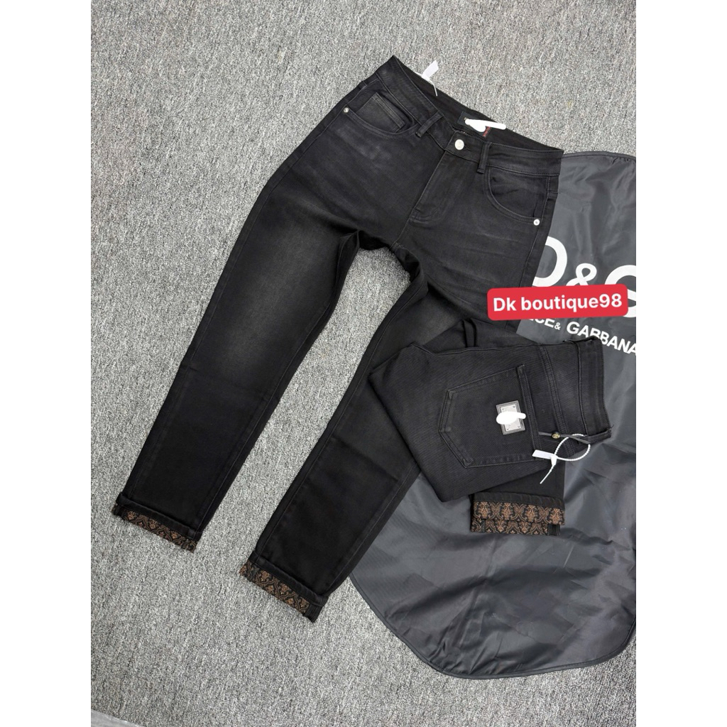 quần bò nam QC  chất lượng Dk boutique fom dáng chuẩn auth cực đẹp