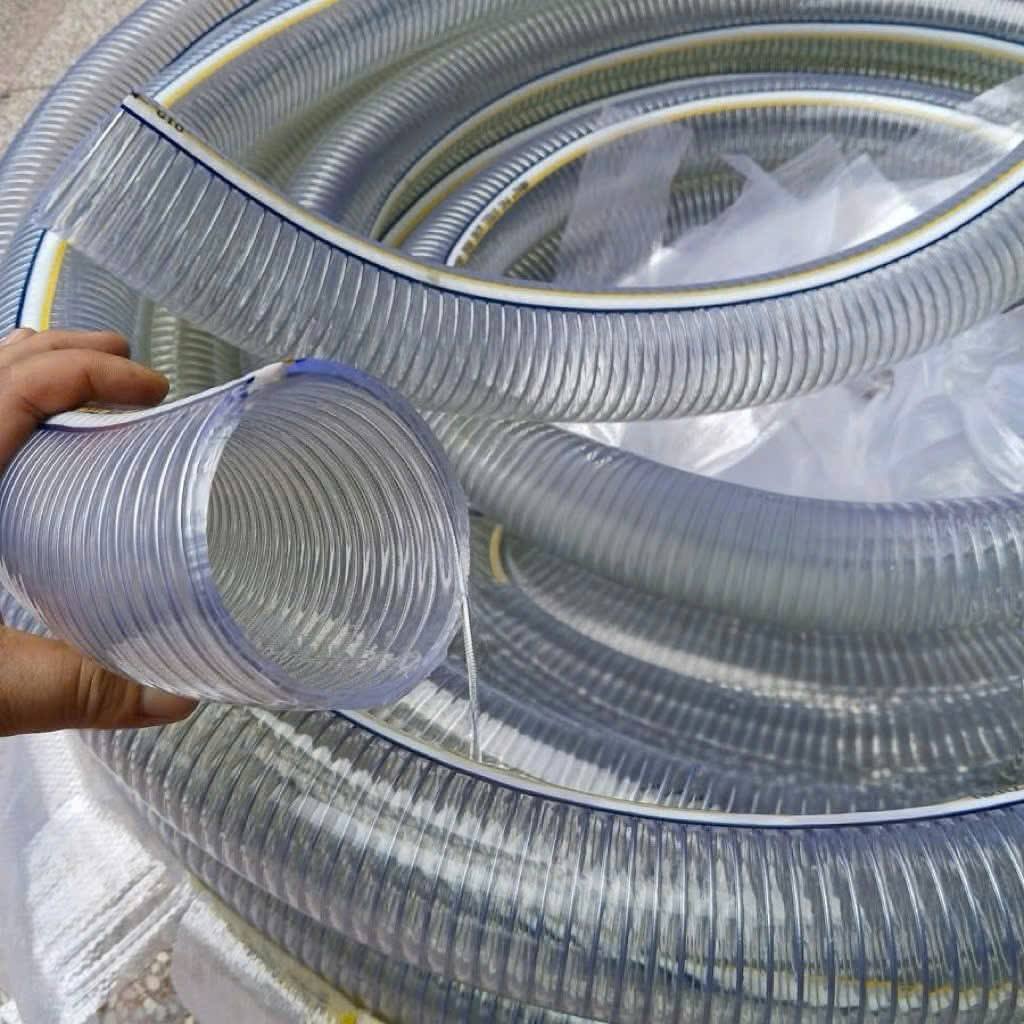 Ống nhựa mềm lõi thép Phi 60( D60) hàng nhập khẩu chuyên dẫn dầu, dẫn nước..., đơn giá 3m