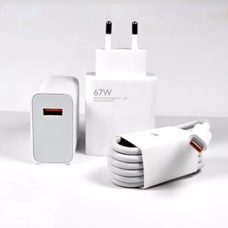 Bộ sạc nhanh Xiaomi 67W kèm dây Type C có Mi Charge Turbo bảo hành 1 đổi 1