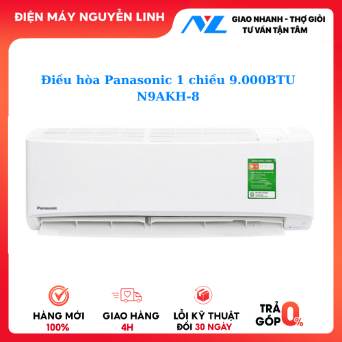 Điều hòa Panasonic 1 chiều 9.000BTU N9AKH-8