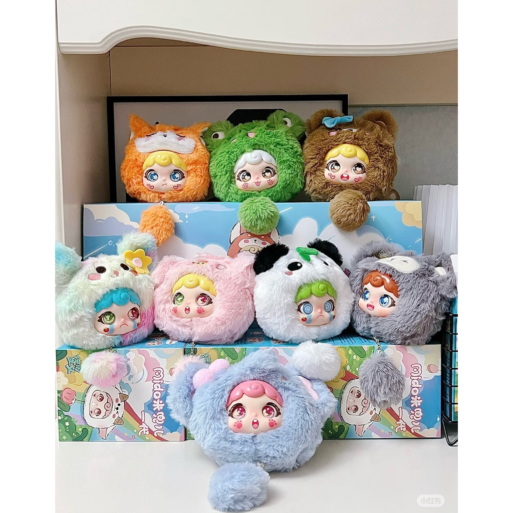 HỎA TỐC SG [Blind Box] Hộp Mù Midoo V1 Thay đổi 3 Kiểu mắt Cute Pet Team Plush Chính Hãng