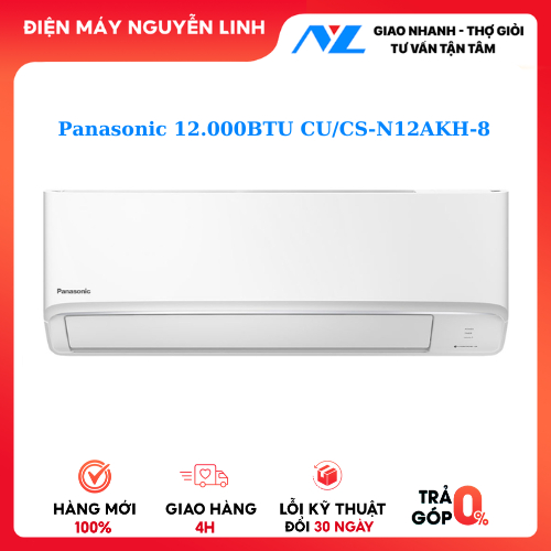 Điều hòa 1 chiều Panasonic 12.000BTU CU/CS-N12AKH-8