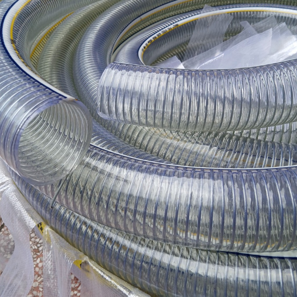 Ống nhựa mềm lõi thép Phi 60( D60) hàng nhập khẩu chuyên dẫn dầu, dẫn nước..., đơn giá 2m