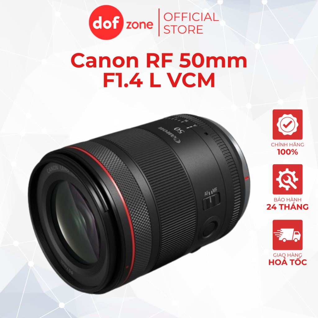 Canon RF 50mm F1.4 L VCM - Hàng mới chính hãng bh 24 tháng