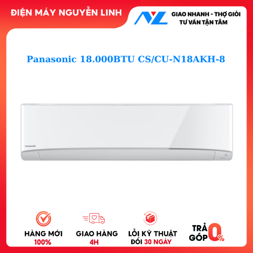 Điều hòa 1 chiều Panasonic 18.000BTU CS/CU-N18AKH-8