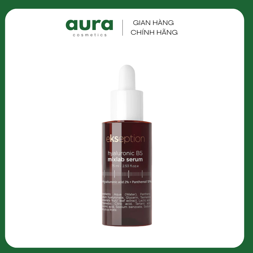 [Ekseption] Serum Phục Hồi Và Làm Dịu Da Ekseption Hyaluronic B5 Mixlab Serum 75ml