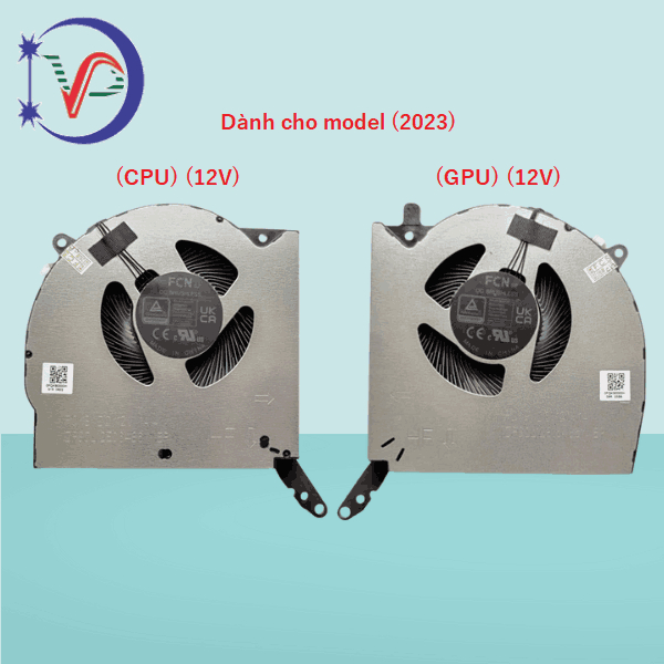 (NEW ZIN) Fan quạt tản nhiệt cpu laptop Lenovo Legion 5 Pro 16IRX9 Y9000P IRX8 R9000P ARX8 (12V) (20