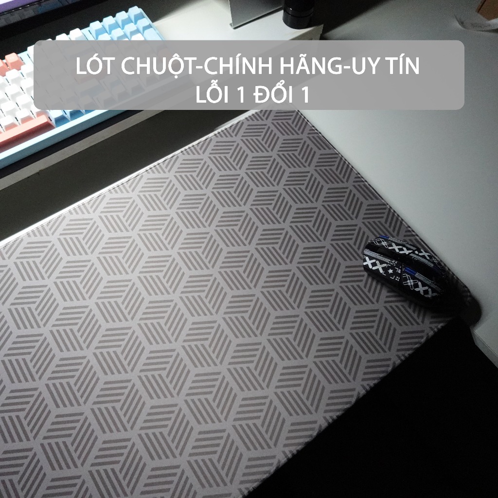 Tấm Lót Chuột 5MM Lướt Mượt Cao Cấp, Mousepad Cỡ Lớn Chống Trượt, Bề Mặt Mịn Êm Tay Cho Gaming