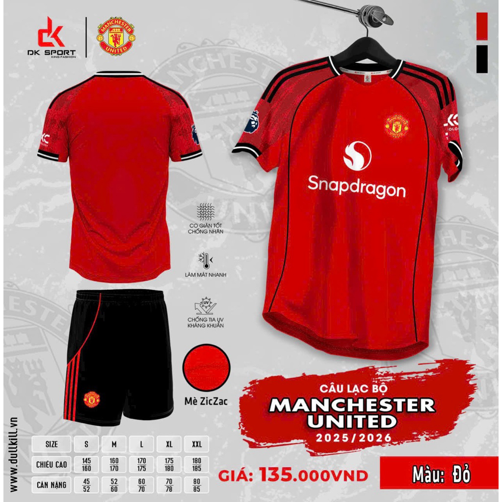 Quần áo bóng đá CLB mu