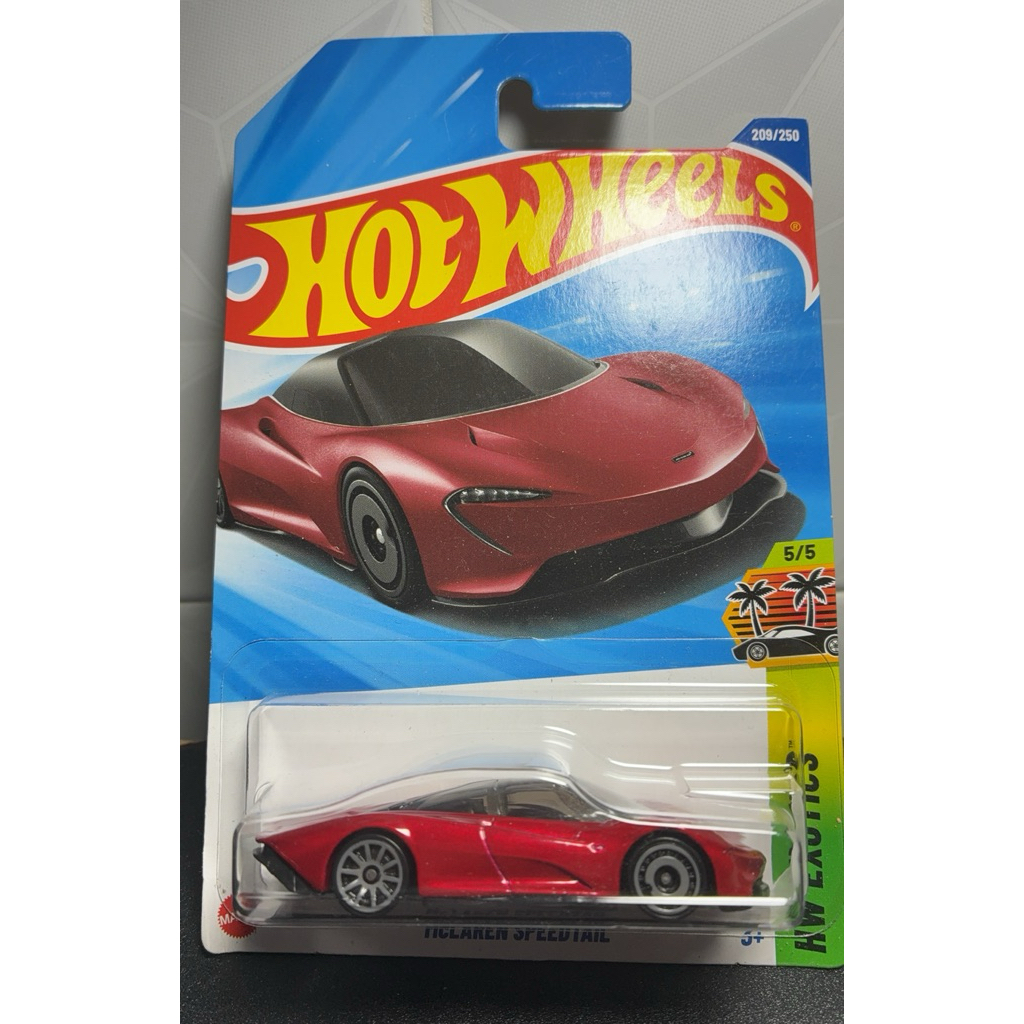 Mô hình xe HotWheels- McLAREN SPEEDTAIL (tỉ lệ 1:64) card Mỹ