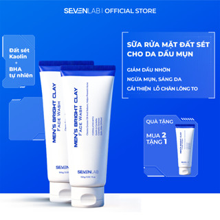 Sữa rửa mặt ngừa mụn nam giới SEVENLAB 100gr giúp sáng da, làm sạch dầu nhờn, sạch lỗ chân lông