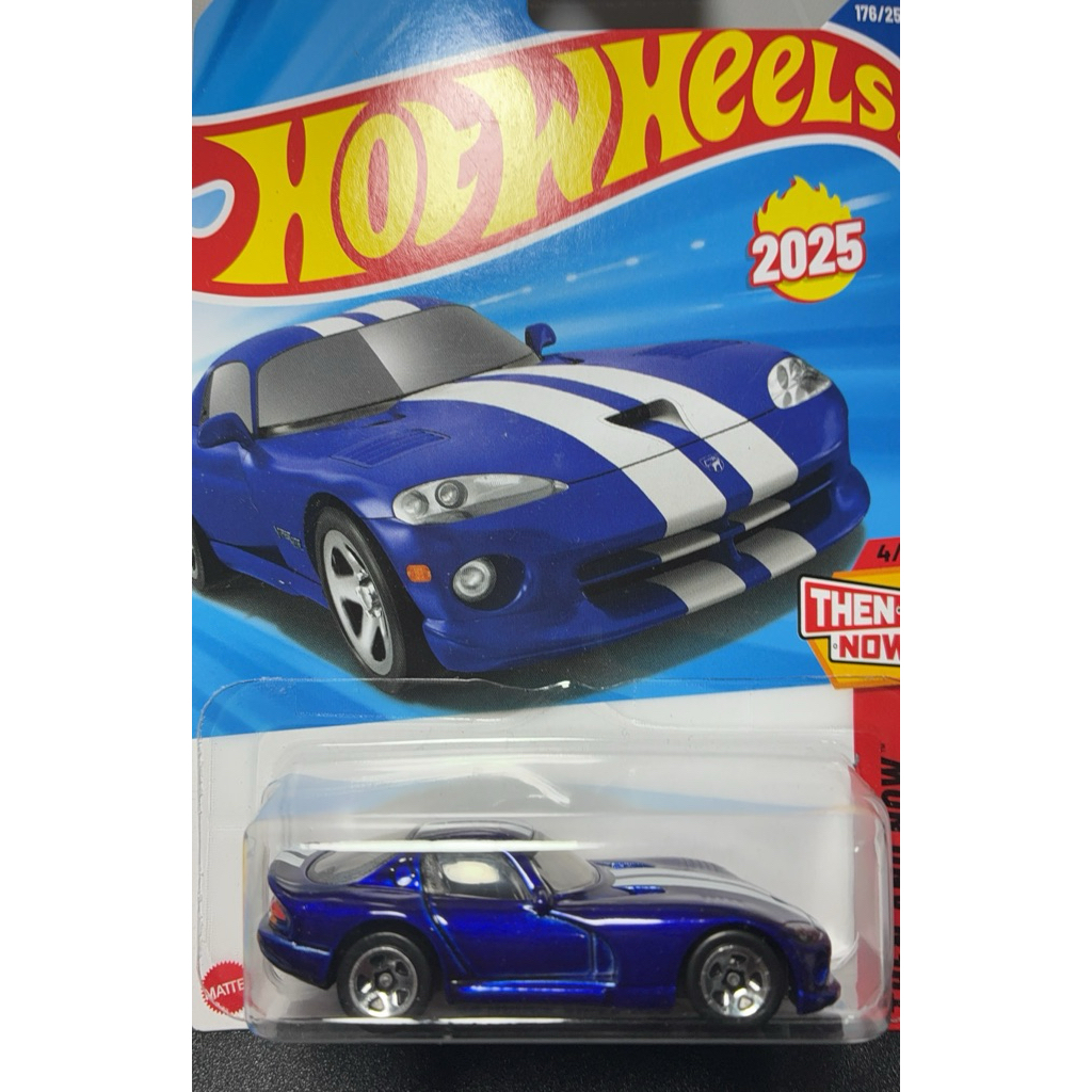 Mô hình xe HotWheels- '96 DODGE VIPER GTS (tỉ lệ 1:64) card Mỹ