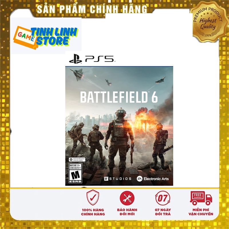 Đĩa Game PS5 BATTLEFIELD 6 - Hành động