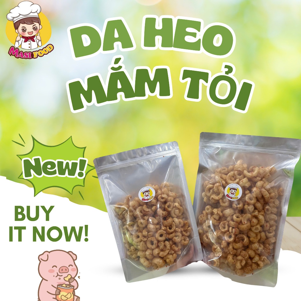 HOT DA HEO LẮC SỐT MẮM TỎI MASI FOOD