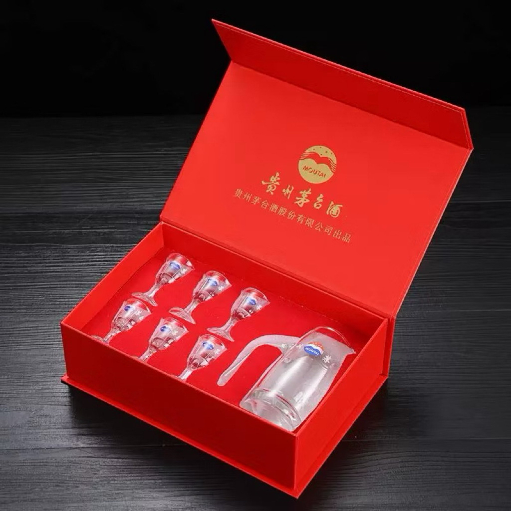 Bộ Ly Dập Nhiệt Moutai Bình 150ml + 6 Ly 10ml