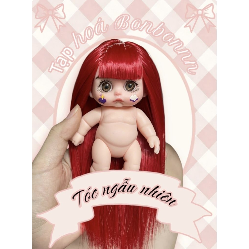 [ Búp bê ] Búp bê nữ 5in có mái