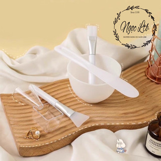 Dụng cụ trộn đắp mặt nạ spa silicon