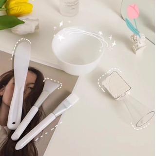 Dụng cụ trộn đắp mặt nạ spa silicon