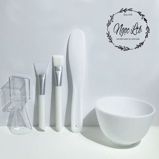 Dụng cụ trộn đắp mặt nạ spa silicon