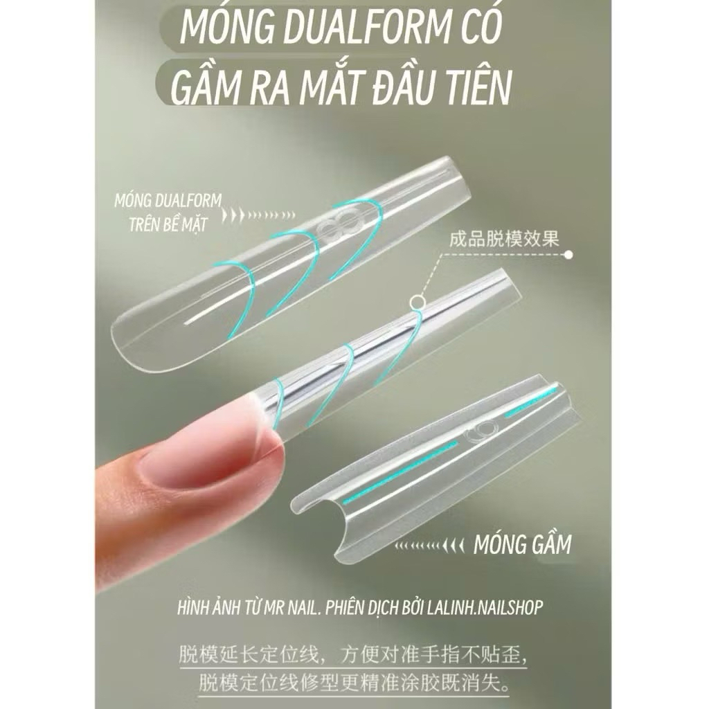 Móng dual form mr nail có gầm