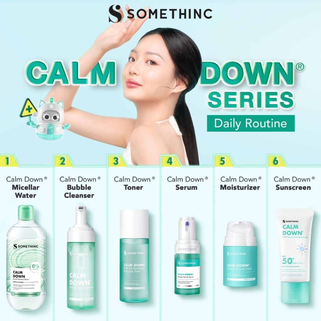SOMETHINC CalmDown Bubble Face Cleanser for sensitive skin foam facial cleanser