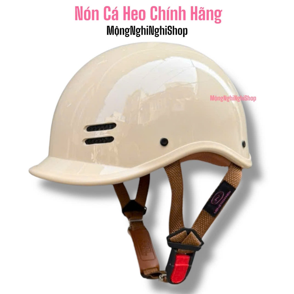 (NÓN BẢO HIỂM ĐẠT CHUẨN) Nón Bảo Hiểm Kem Bóng Cá Heo Chính Hãng CR HELMET CAMRY- Bảo Hành 12 tháng