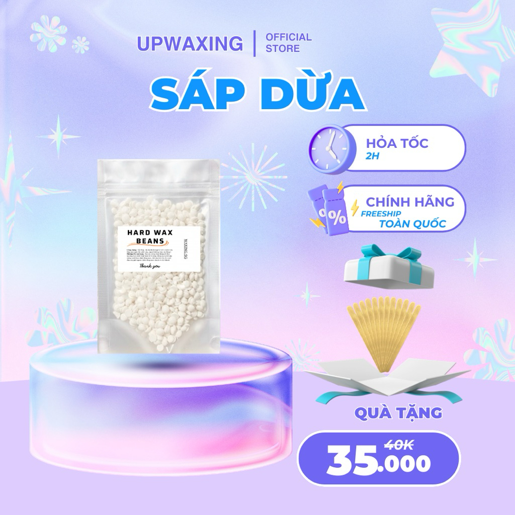 Hạt Sáp Wax Sữa Dừa Cao Cấp – Loại 1, Mùi Thơm Dễ Chịu, Bám Lông Tốt