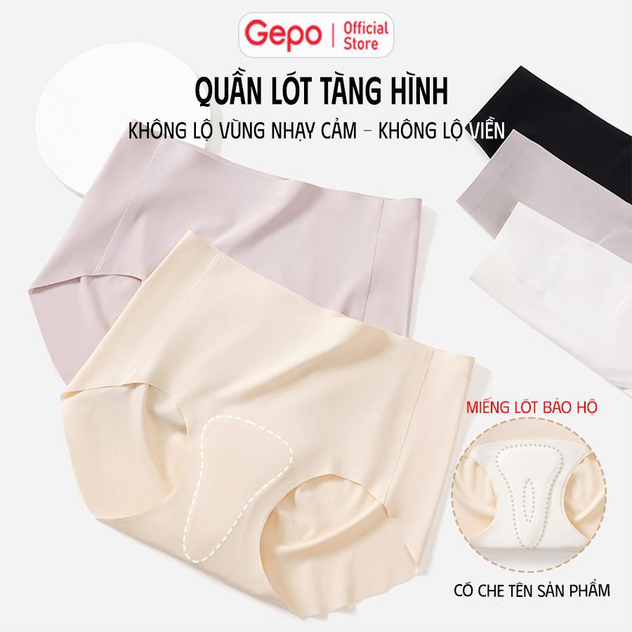 GEPO Quần Lót Nữ Tàng Hình Chống Lộ Chất Liệu Su Đúc Mềm Mịn Không Đường May…