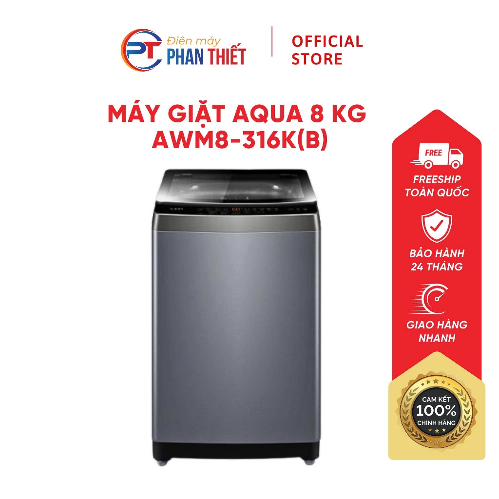 Máy giặt Aqua 8kg AWM8-316K(B)