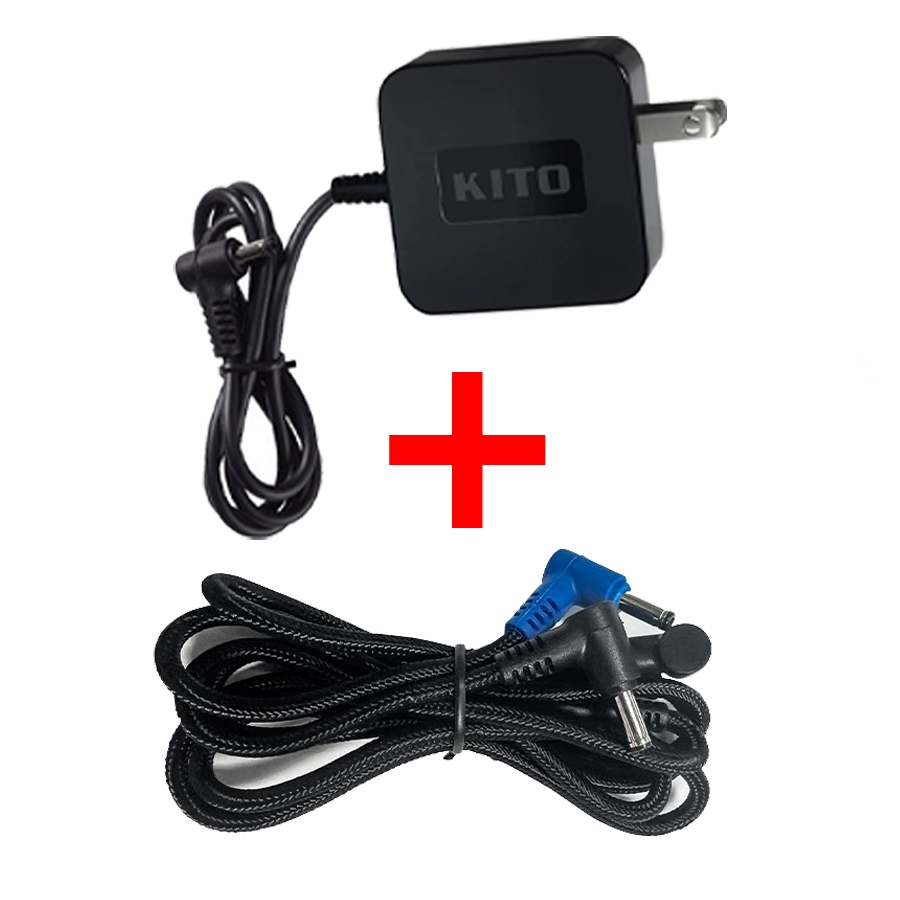 Dây Nối Quạt Áo Điều Hòa Bọc Dù, 3 Chân Cắm Tròn, Lõi Đồng Tặng Thêm Sạc 8.4V của Pin