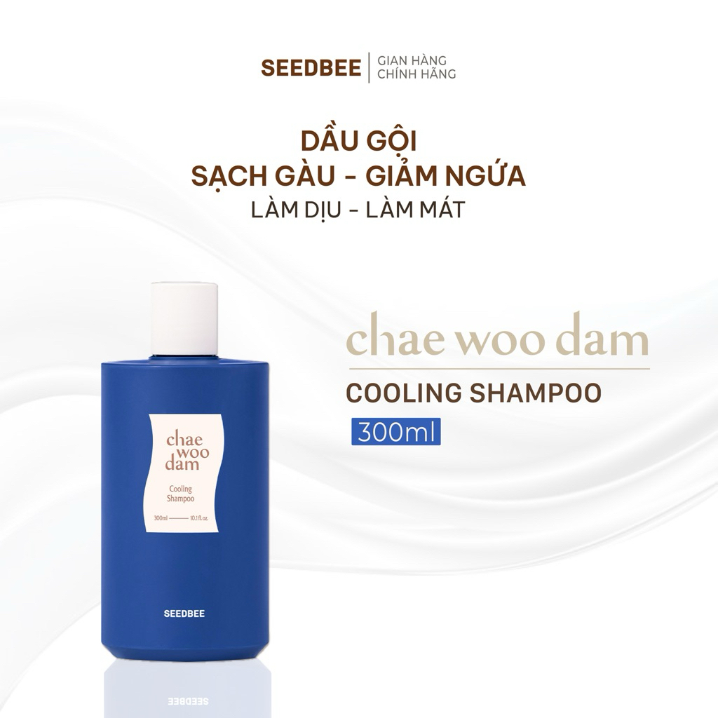 [SEEDBEE] Dầu Gội Giảm Gàu Ngứa — Làm Mát & Sạch Sâu Da Đầu, Hỗ Trợ Giảm Rụng 300ml