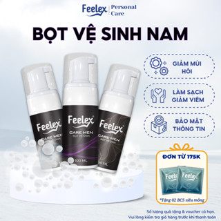 Bọt vệ sinh nam Feelex Cool dạng bọt, hương thơm nam tính, mạnh mẽ, mát lạnh - 100ml