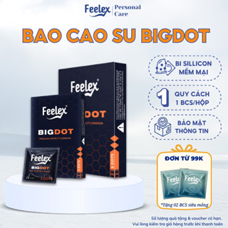 Bao cao su Feelex Bigdot Gai nhiều gel bôi trơn