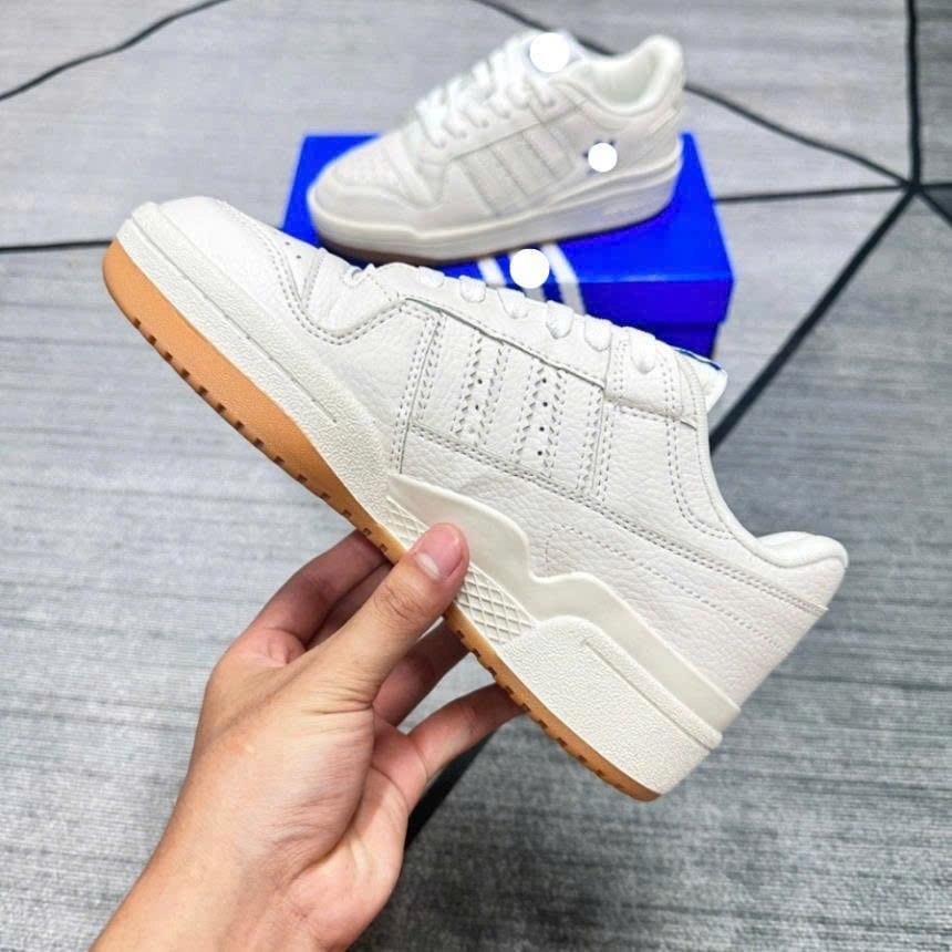 Giày Sneaker For..um Trắng Nam Nữ, Giày Thể Thao 84 Trắng Xanh Cổ Thấp Thời Trang Full Box Bill