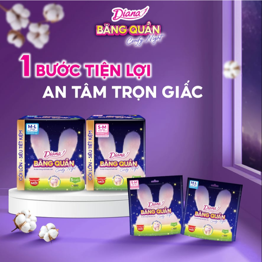 Băng quần Diana Comfy Night S-M/ M-L