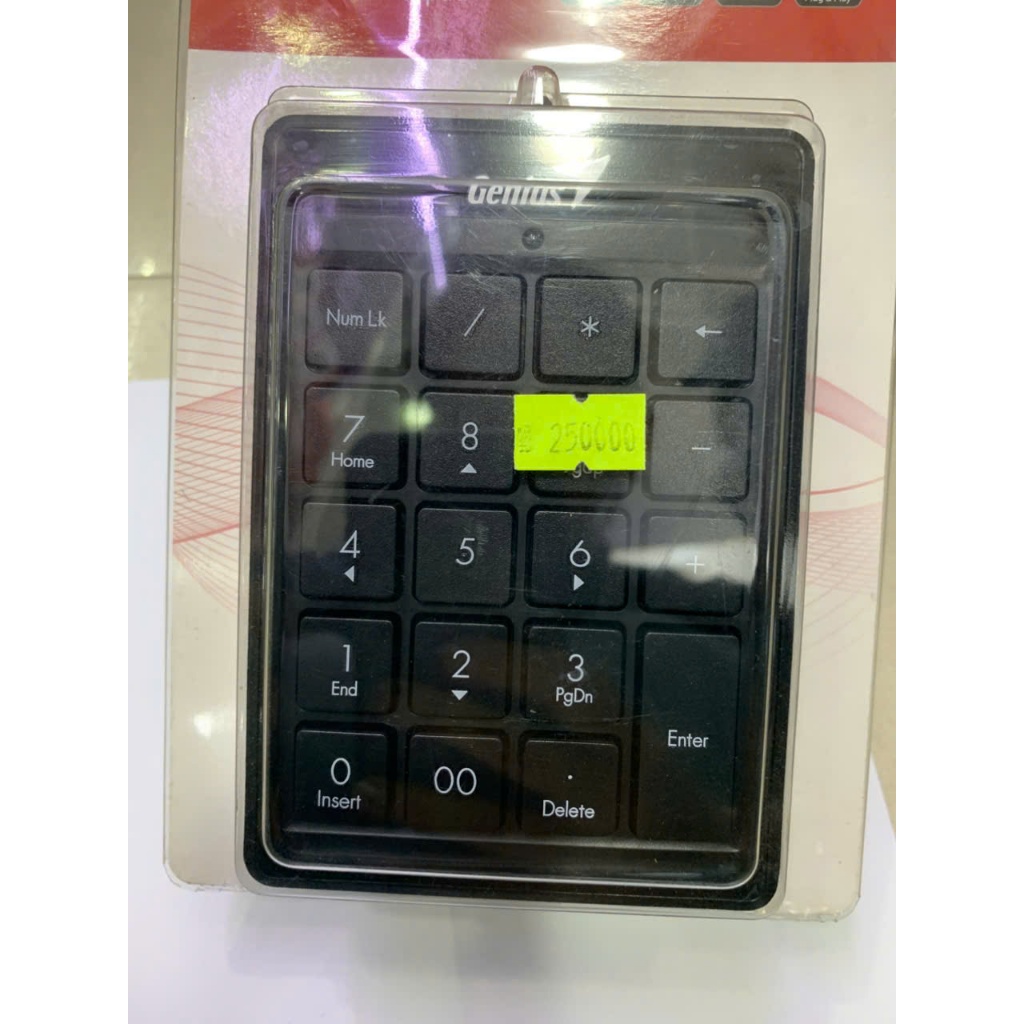 Bàn Phím số rời Có Dây Genius NumPad 110  - Hàng chính hãng