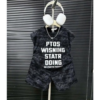 Đồ bộ bé trai size đại 50kg  Quần áo trẻ em mùa hè ( BA LỖ LOANG )