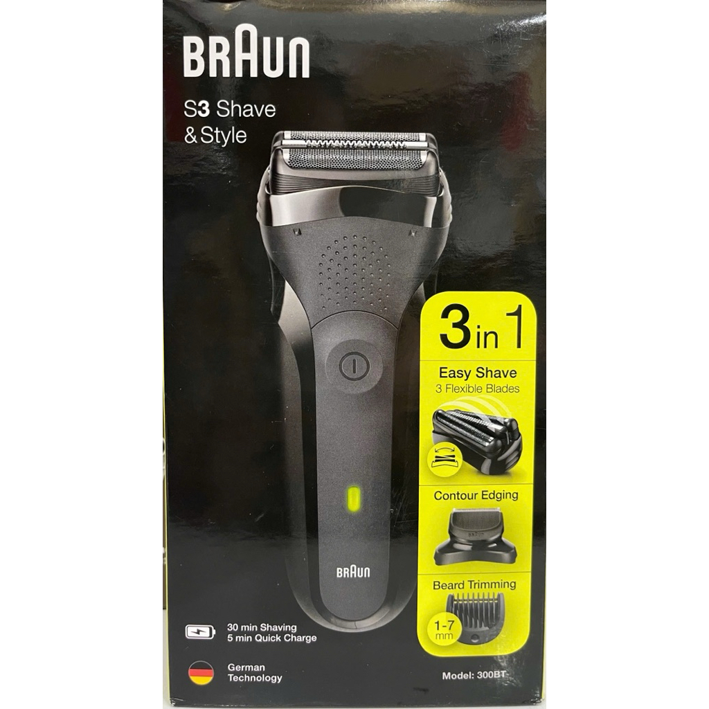 MÁY CẠO RÂU KHÔ BRAUN SERIES 3 300BT