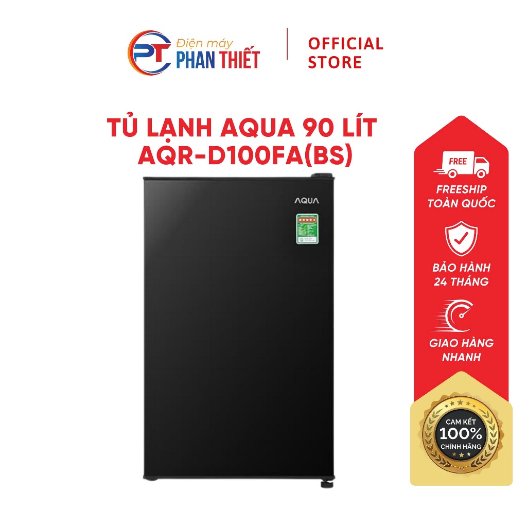 Tủ lạnh Aqua 90 lít AQR-D100FA(BS)