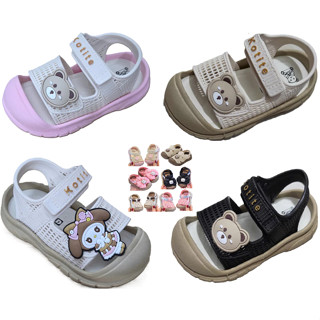 SANDAL BAO ĐẦU QUAI LỖ THOÁNG MỀM DẺO CHO BÉ MÃ 912