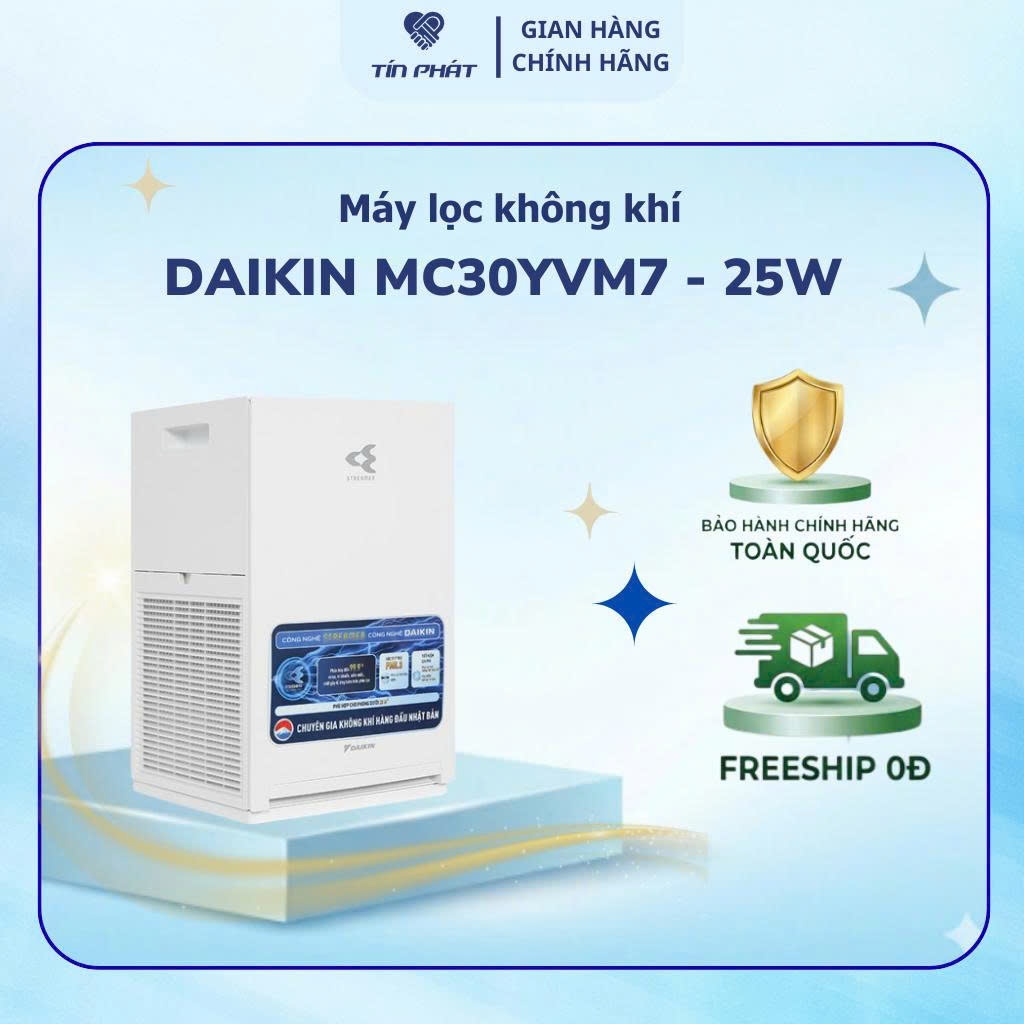 Máy lọc không khí Daikin MC30YVM7 - Diện tích sử dụng 23m2