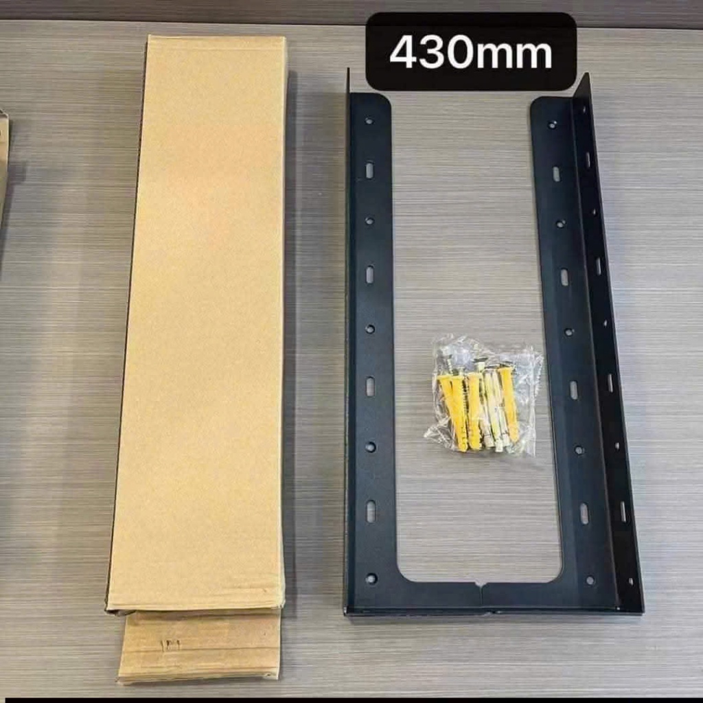 Bộ 2 Pát Sắt Chữ L Treo Kệ Chịu Lực  – Ke Đỡ Kệ Treo Tường Thép Dày 3mm Sơn Tĩnh Điện – Giá Đỡ Kệ Gỗ