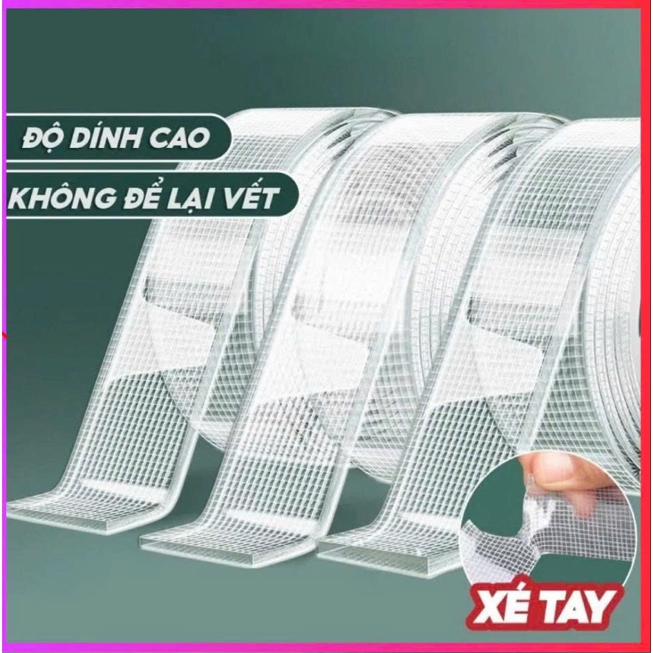 Băng Keo Hai Mặt Nano BK02 Dạng Lưới Đa Năng Tiện Dụng